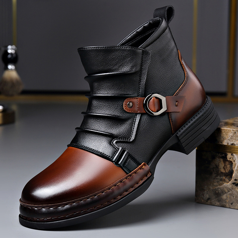 Street Fashion Designer - Botas de tobillo retro de otoño