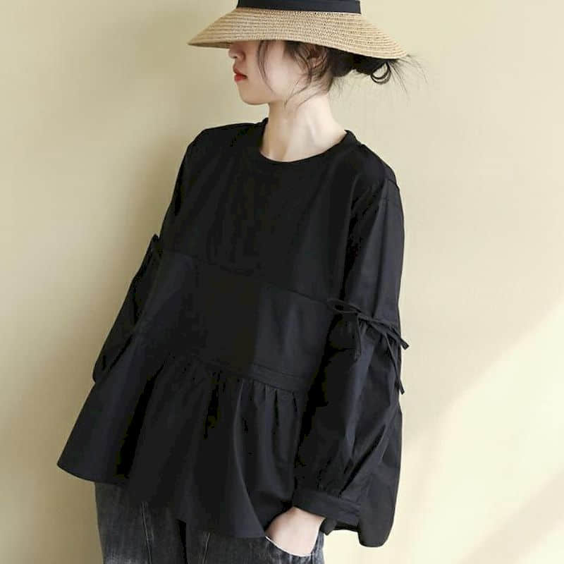 Longline Tee Oversized - Camisetas Sólidas para Mujer, Tallas Grandes,