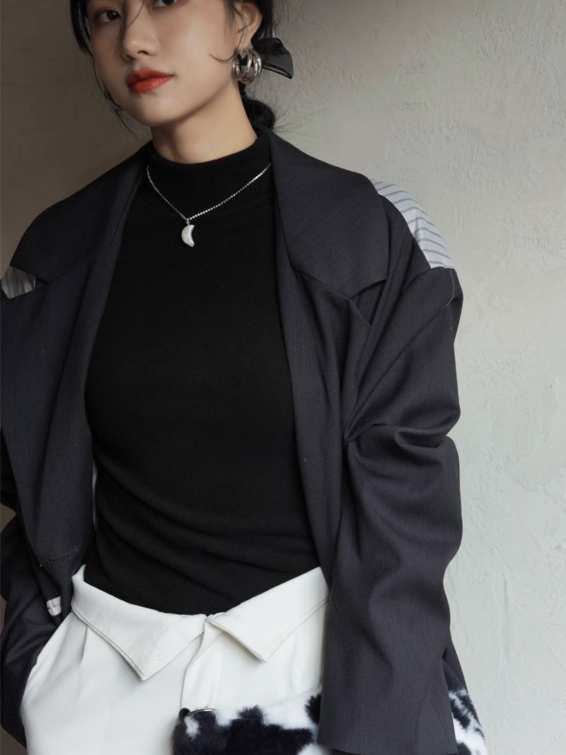 Longline Tee Oversized - Camiseta térmica ajustada de manga larga