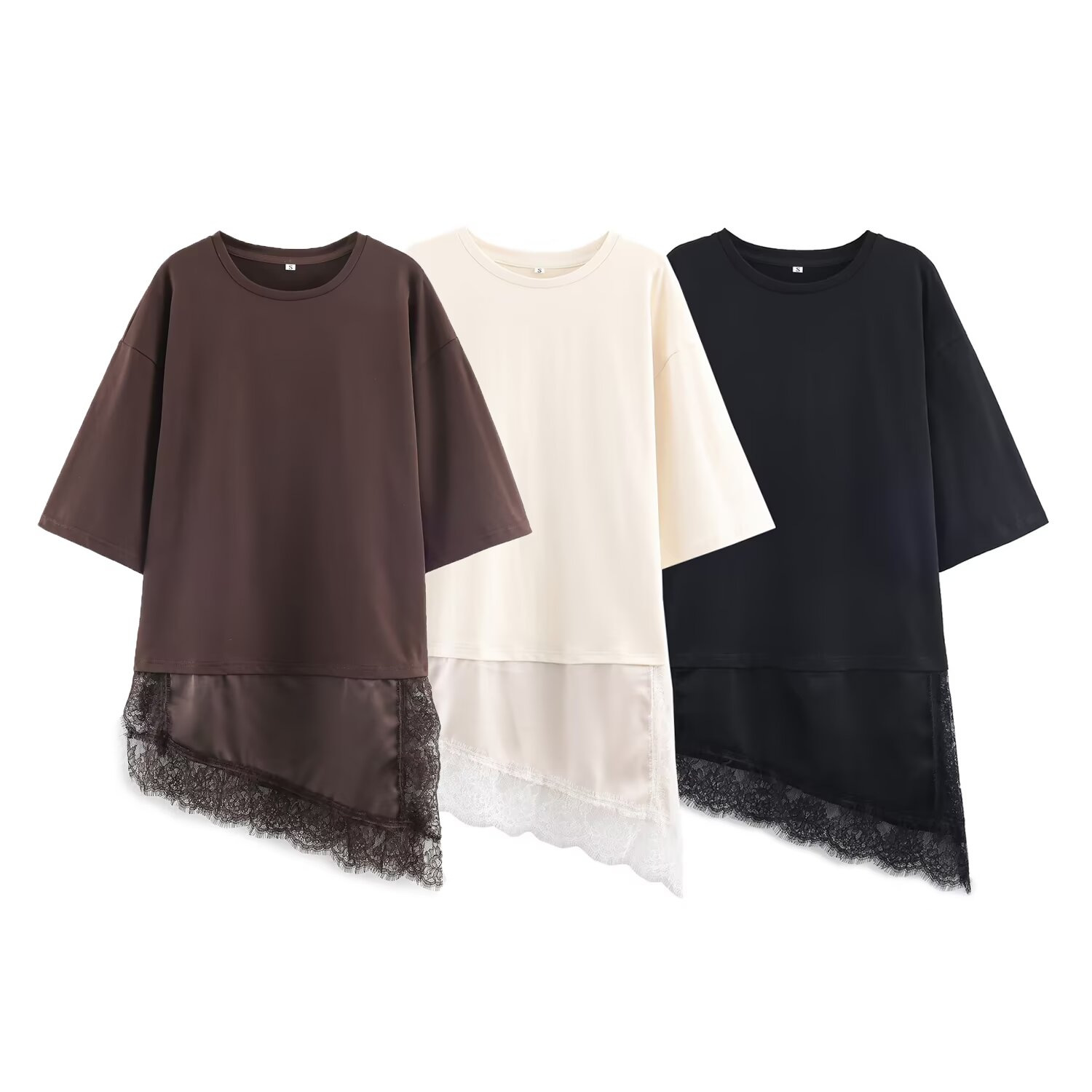 Longline Tee Oversized - Camiseta Larga Oversize de Manga Media