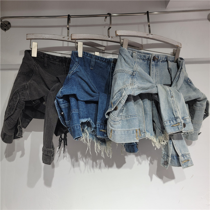 Street Fashion Jeans Women - Shorts de mezclilla para mujer, jeans