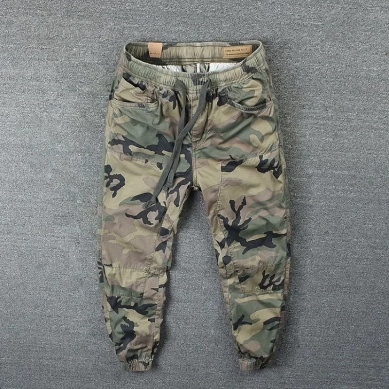 Street Fashion Harajuku - Pantalones masculinos camuflaje ajuste Regular senderismo