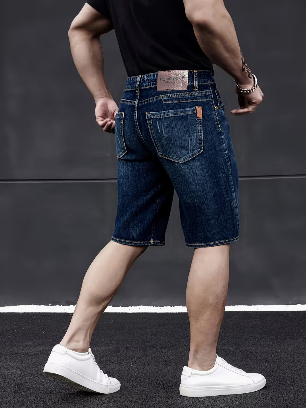 Levis Jeans 501 - Pantalones Cortos de Mezclilla Slim para