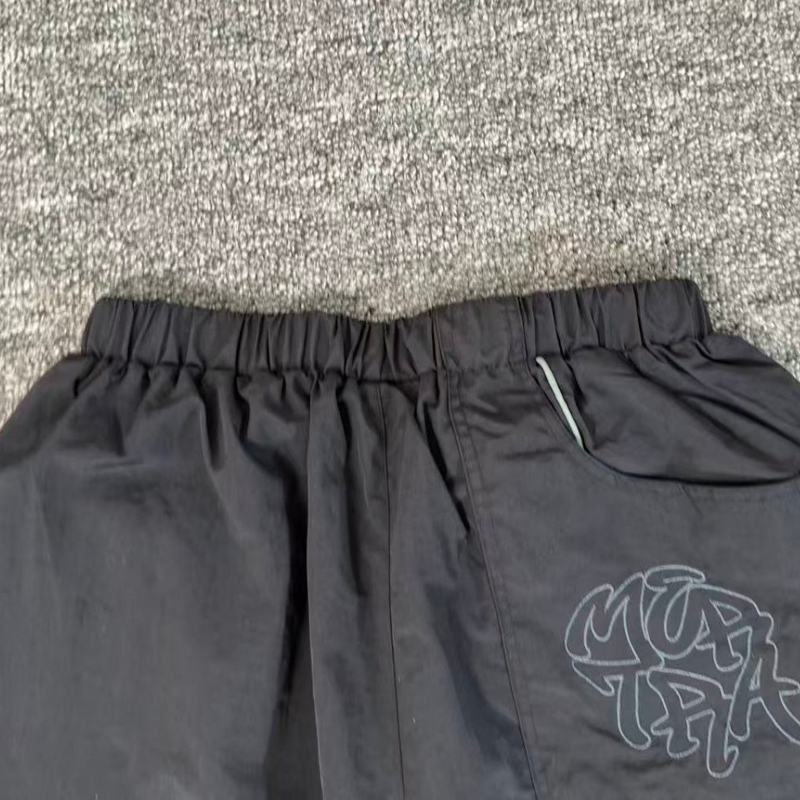 Street Fashion Brand Logo - Pantalones Cortos Casuales de Marca de