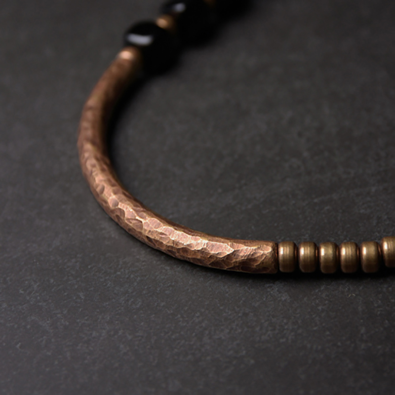 Pulsera multicapa de ónix negr - Street Fashion Designer reseña y precio