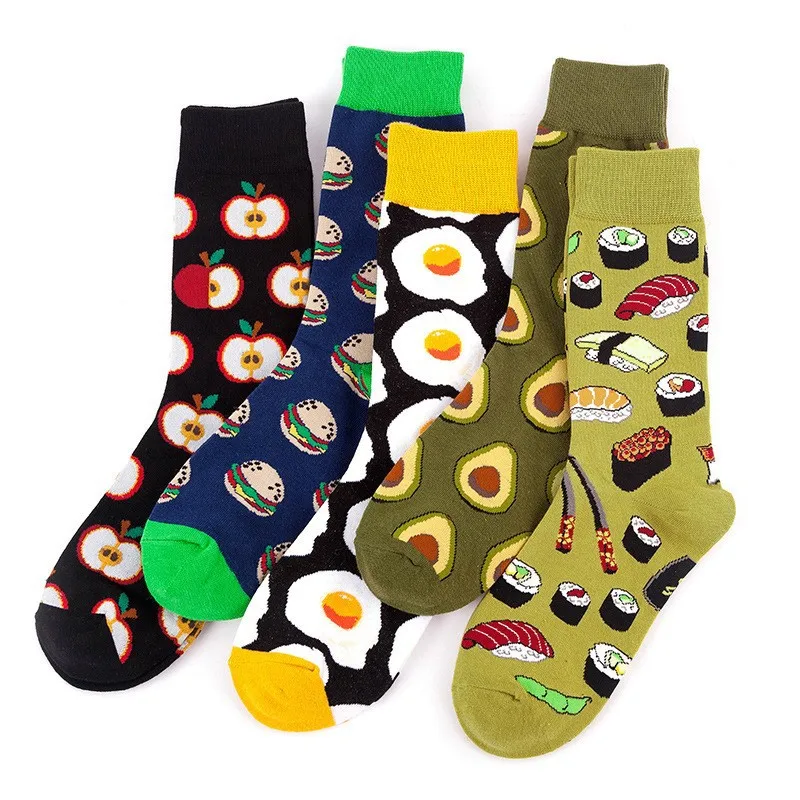 5 pares de calcetines felices  - Street Fashion Youtube reseña y precio