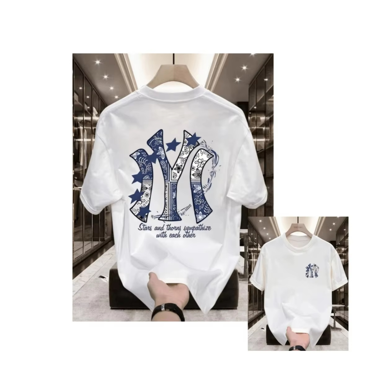 Camiseta Casual con Logotipo D - Street Fashion Brand Logo reseña y precio
