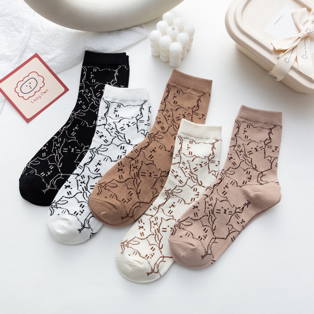 Calcetines Unisex con estampad - Street Fashion Youtube reseña y precio