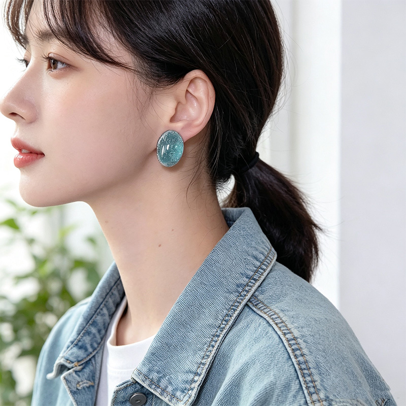 Accesorios de joyería ovalados - Street Fashion Earrings reseña y precio