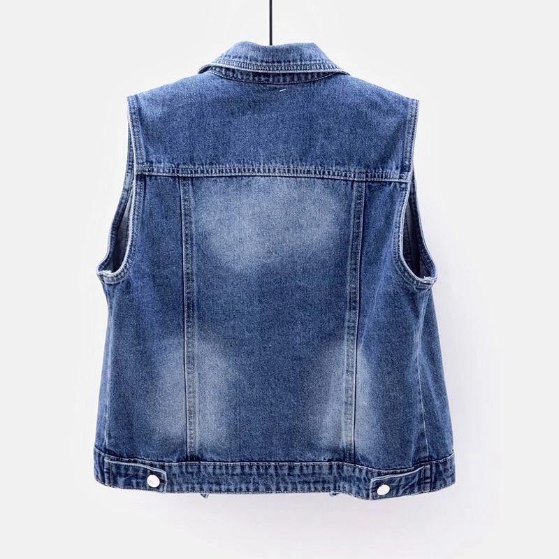 Chaleco Vaquero de Mujer con P - Street Fashion Jeans Women reseña y precio