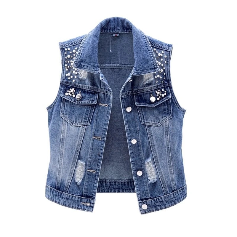 Chaleco Vaquero de Mujer con P - Street Fashion Jeans Women reseña y precio