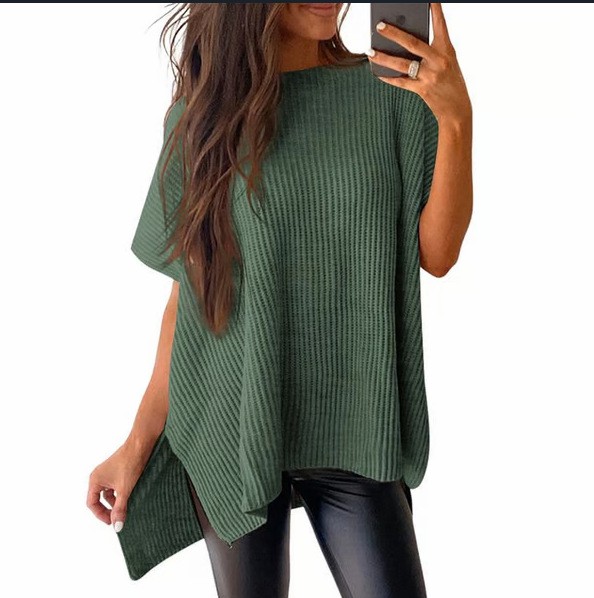 Camiseta Casual de Chenilla Ov - Longline Tee Oversized reseña y precio