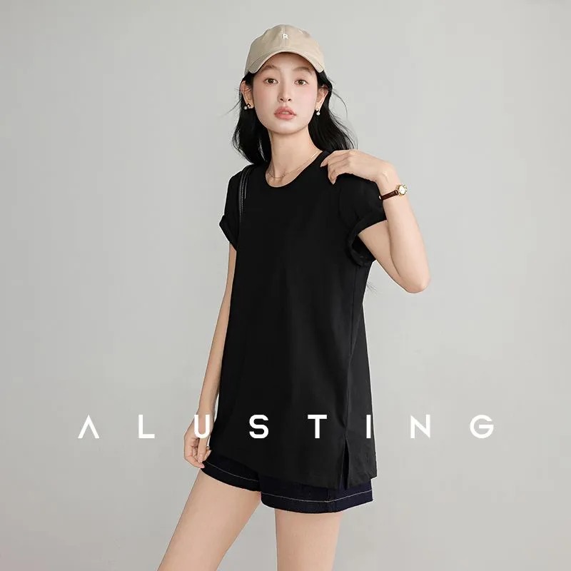 Camiseta de Verano para Mujer, - Longline Tee Oversized reseña y precio