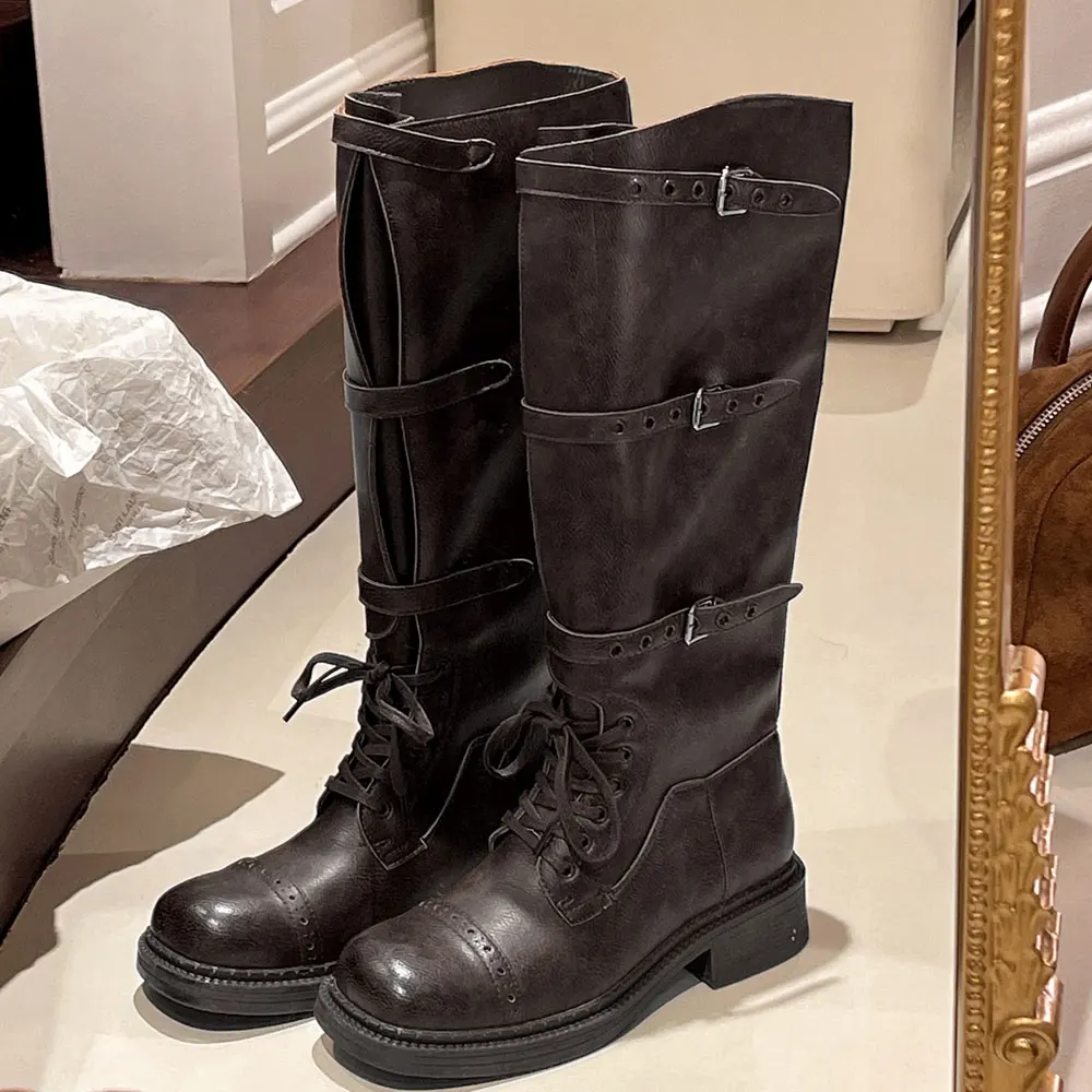 Botas hasta la rodilla para Mu - Street Fashion Designer reseña y precio