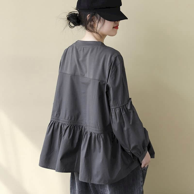 Camisetas Sólidas para Mujer,  - Longline Tee Oversized reseña y precio