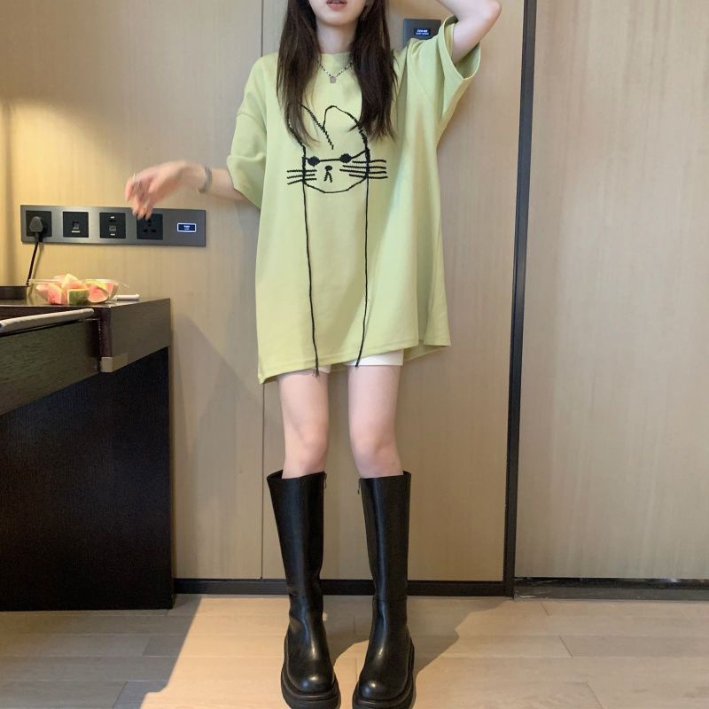 Camiseta holgada informal de m - Longline Tee Oversized reseña y precio