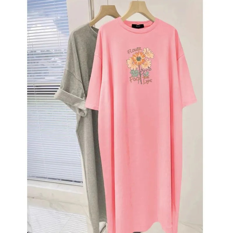 Vestido camisero extragrande c - Longline Tee Oversized reseña y precio