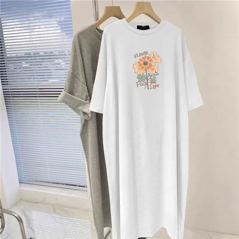Vestido camisero extragrande c - Longline Tee Oversized reseña y precio