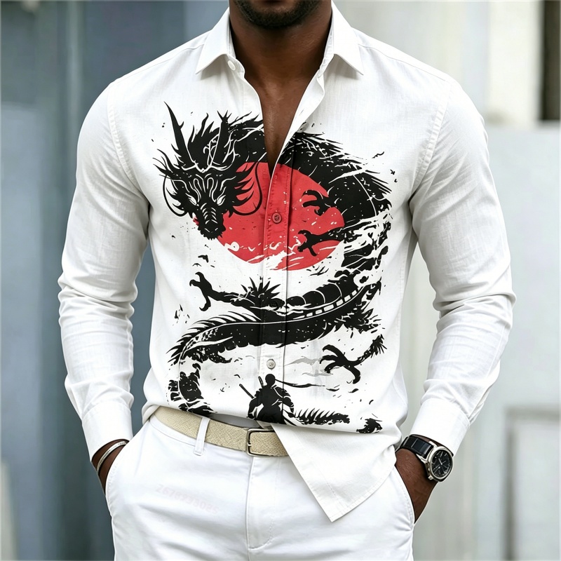 Camisa de Hombre 2026, Blanca, - Street Fashion For 2026 reseña y precio