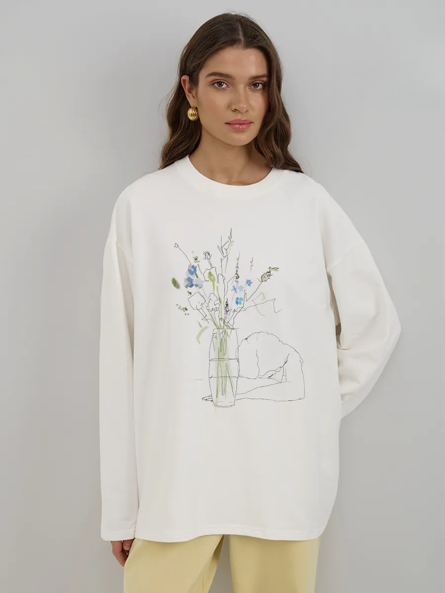 Camiseta de manga larga para m - Longline Tee Oversized reseña y precio