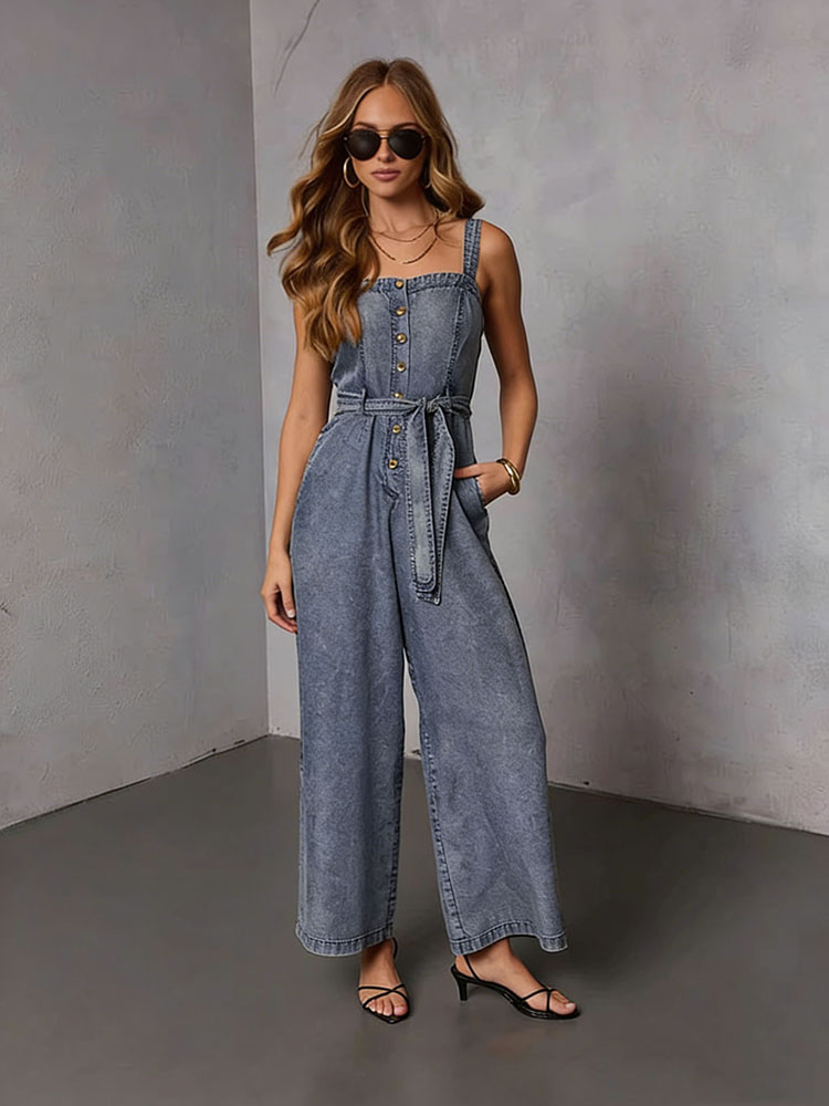 Monos vaqueros vintage de vera - Street Fashion Jeans Women reseña y precio