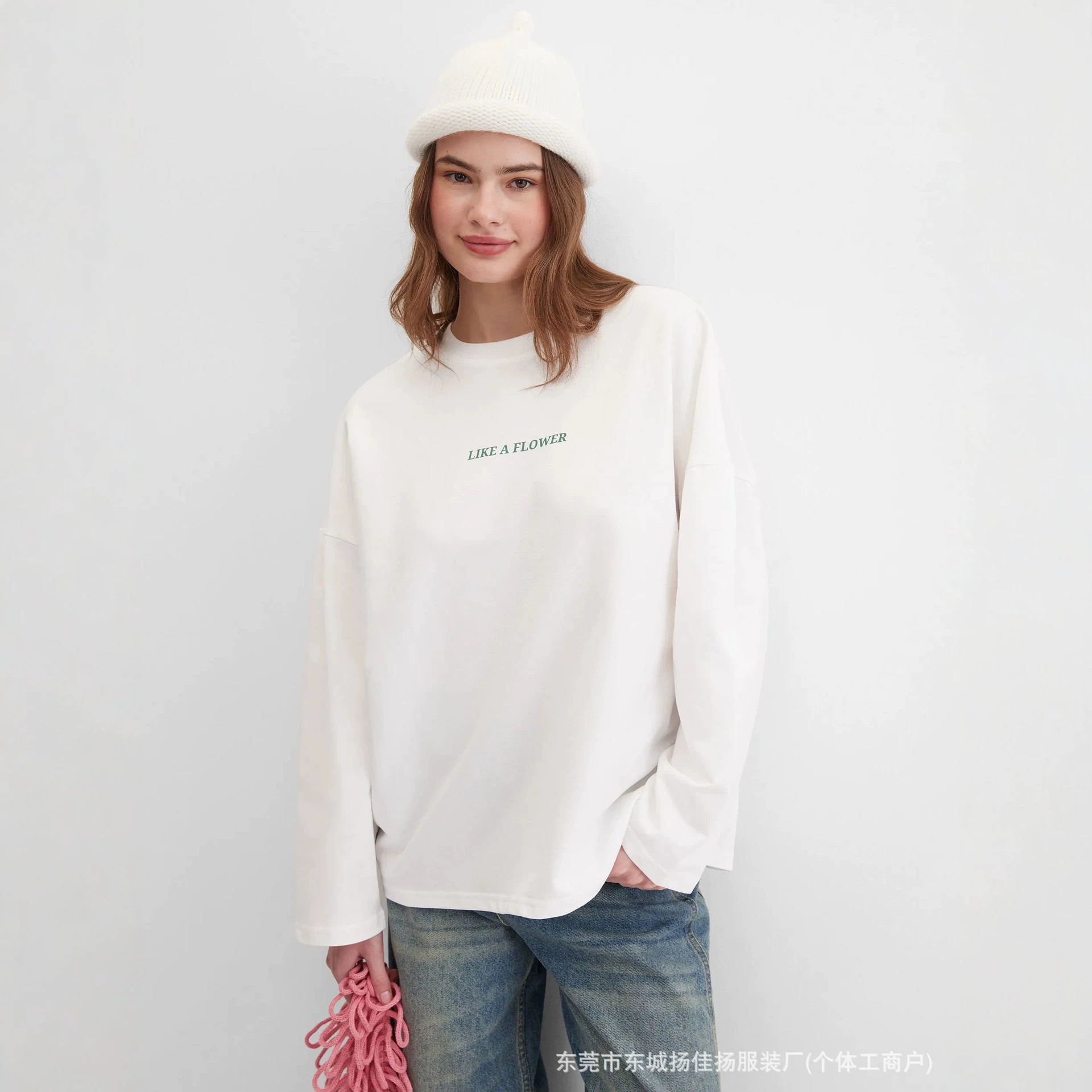 Camiseta Casual de Manga Larga - Longline Tee Oversized reseña y precio