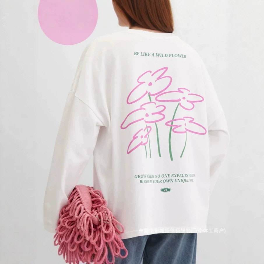 Camiseta Casual de Manga Larga - Longline Tee Oversized reseña y precio