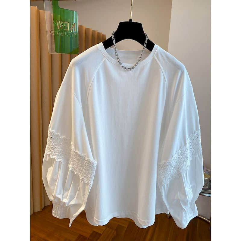 Camisetas Sólidas para Mujer,  - Longline Tee Oversized reseña y precio
