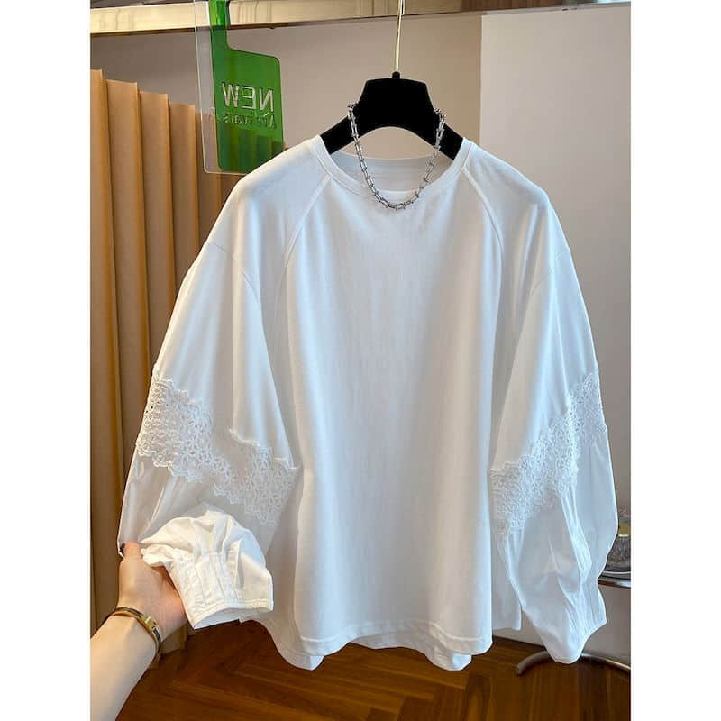 Camisetas Sólidas para Mujer,  - Longline Tee Oversized reseña y precio