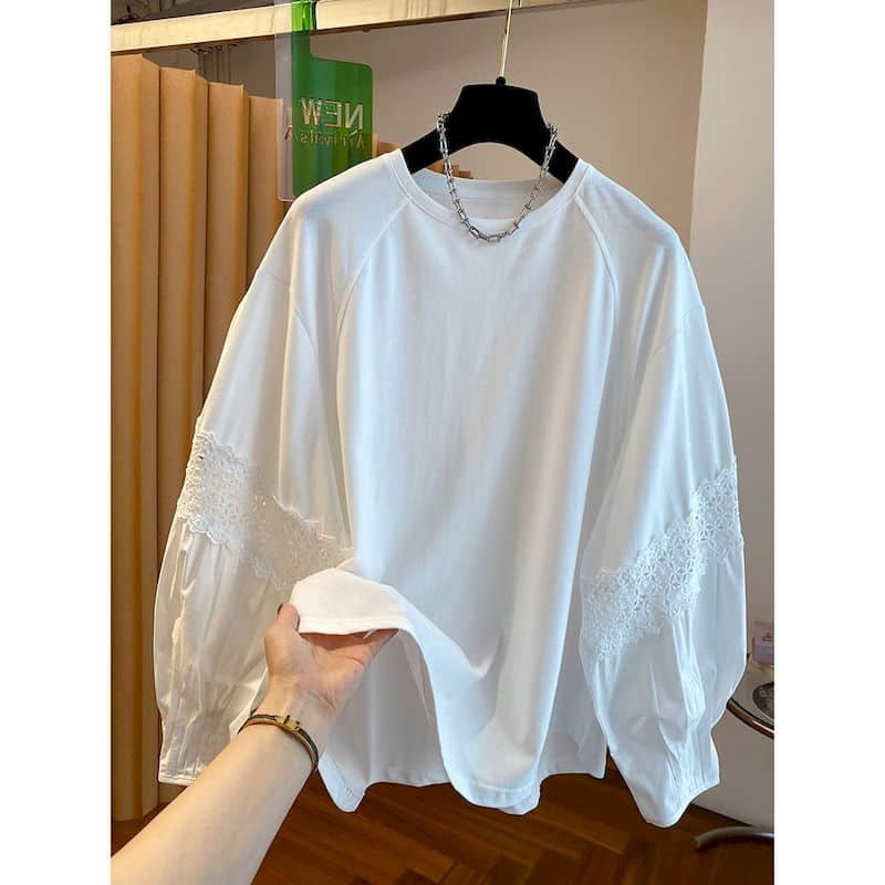 Camisetas Sólidas para Mujer,  - Longline Tee Oversized reseña y precio