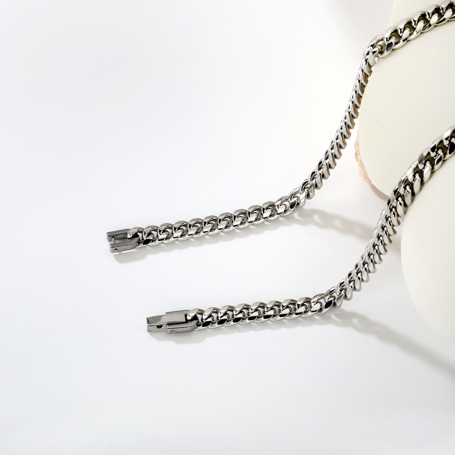 Collar de Cadena Cubana de Ace - Fashion Street Singapore reseña y precio