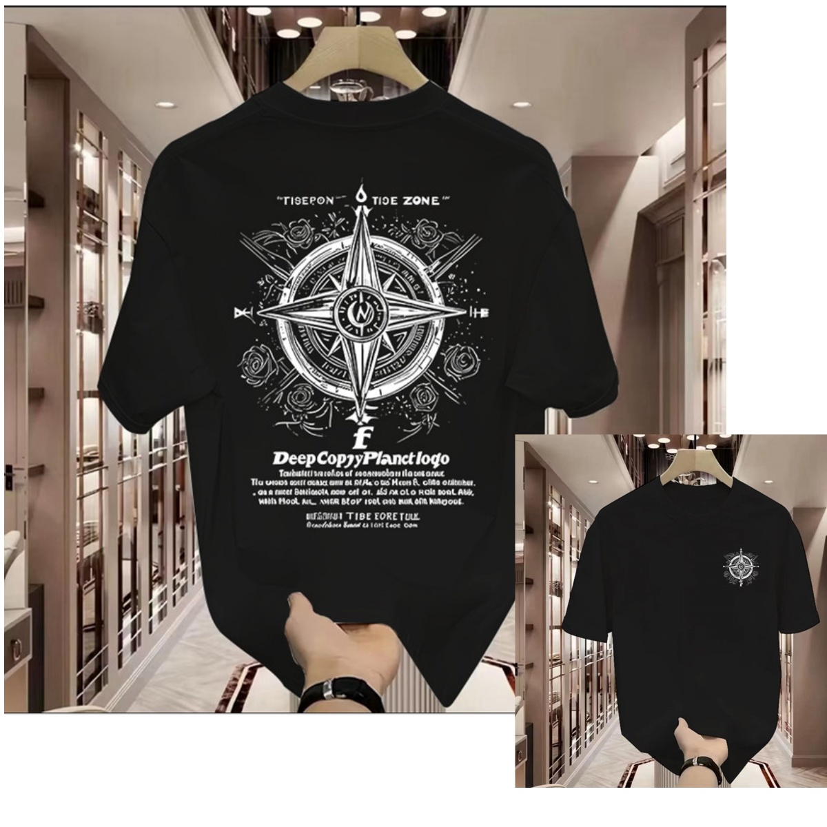 Camiseta Casual con Logotipo C - Street Fashion Brand Logo reseña y precio