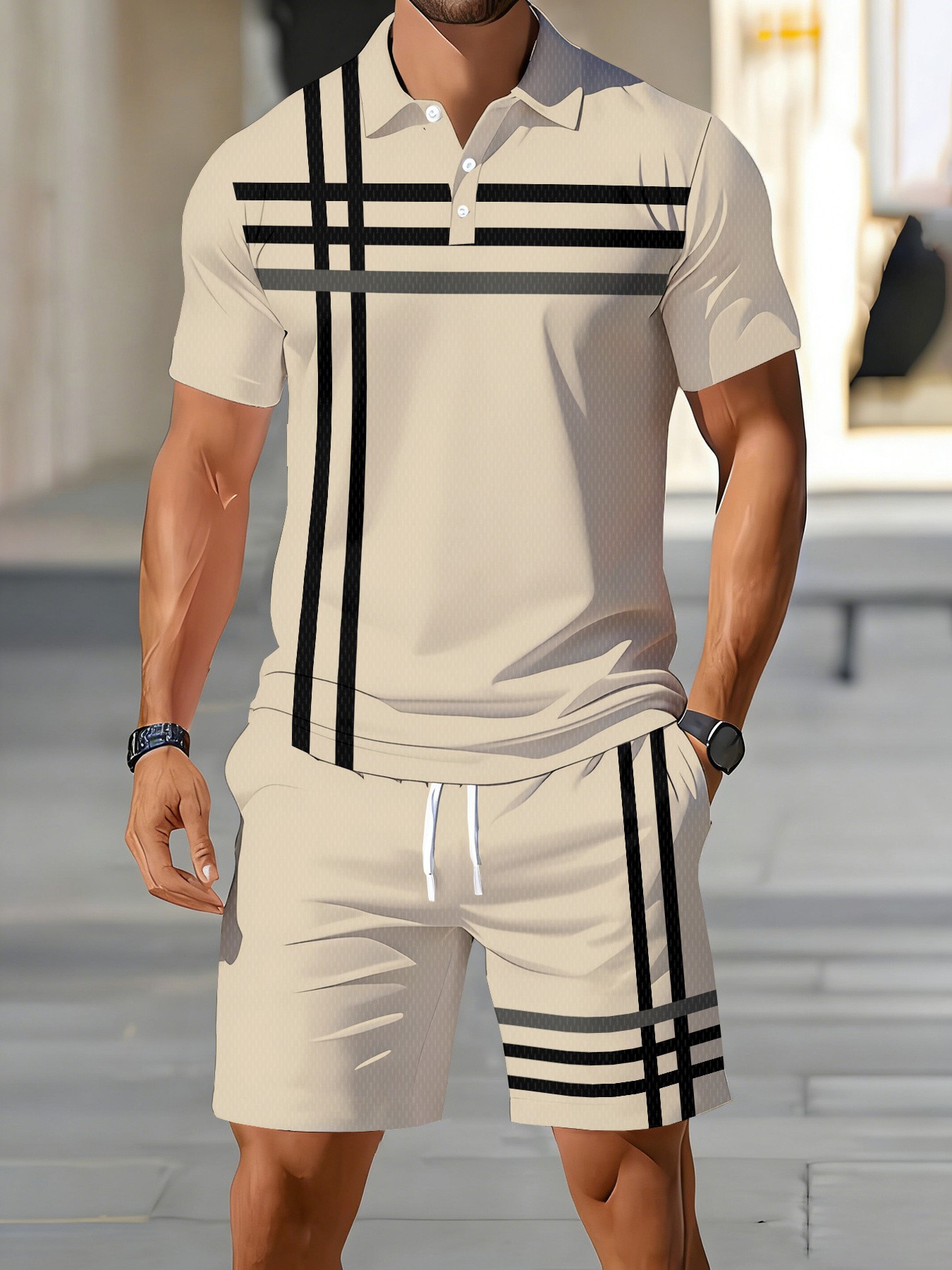 Conjunto de Polo para Hombre,  - Street Fashion For 2026 reseña y precio