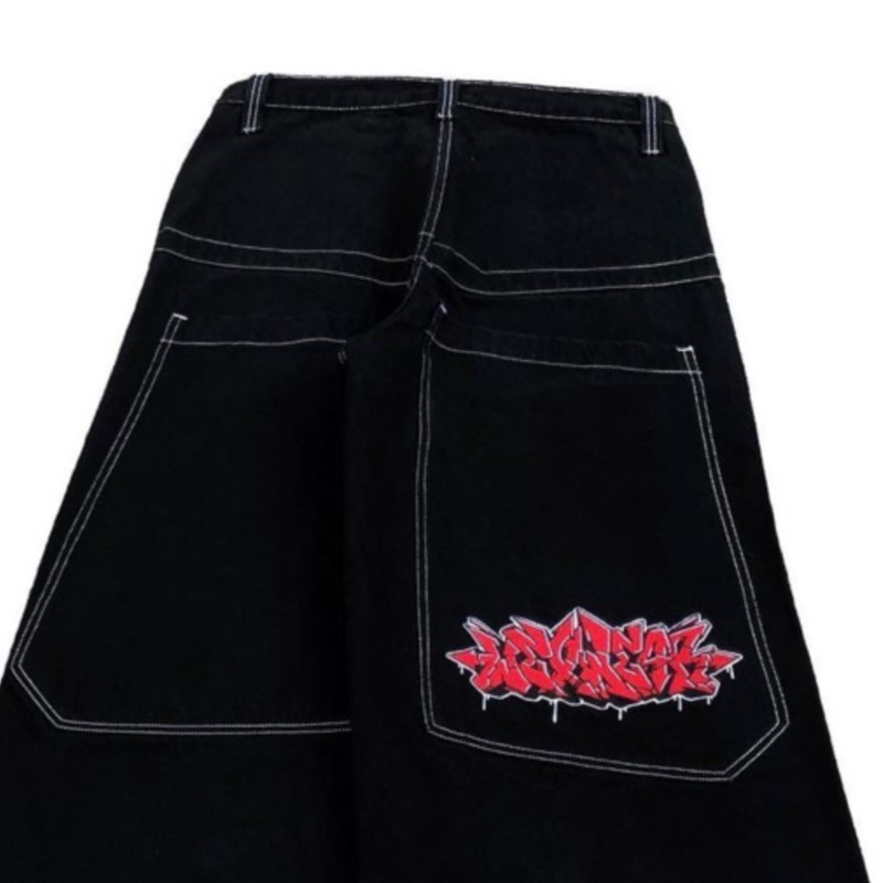 Pantalones Vaqueros Anchos de  - Street Fashion Harajuku reseña y precio