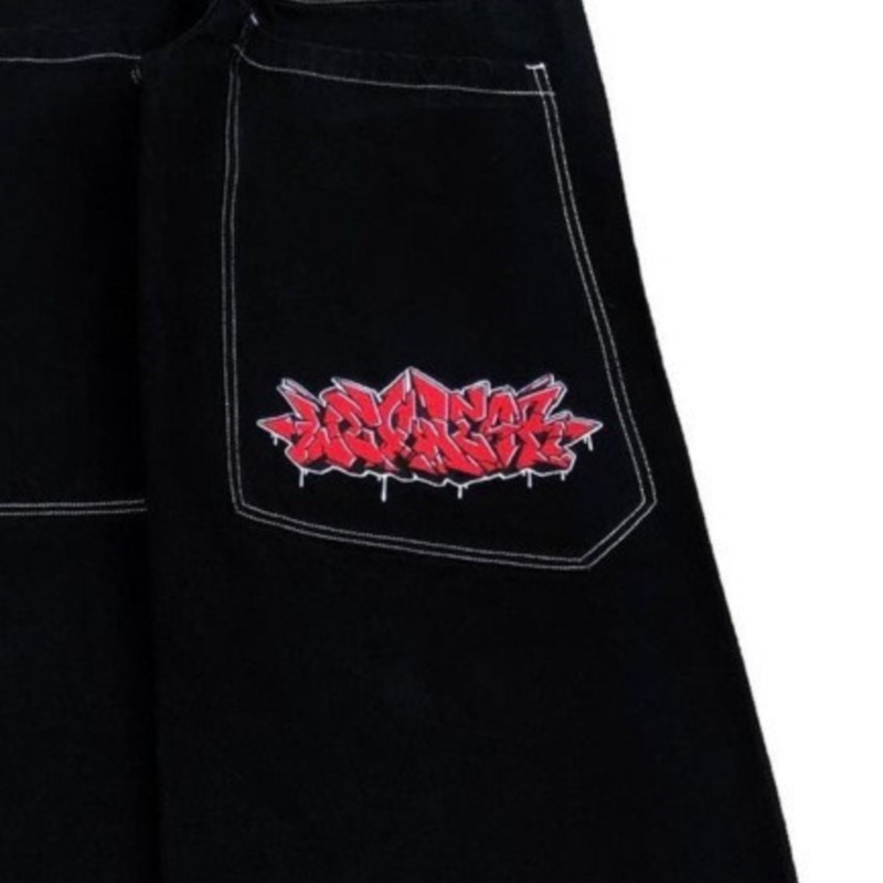 Pantalones Vaqueros Anchos de  - Street Fashion Harajuku reseña y precio