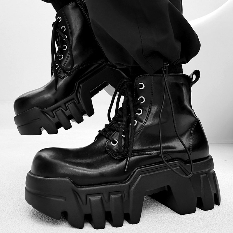 Botas de moda de lujo para hom - Street Fashion Designer reseña y precio